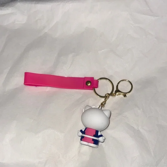 💚 SALE Hello Kitty Pink and White Keychain - Picture 3 of 4